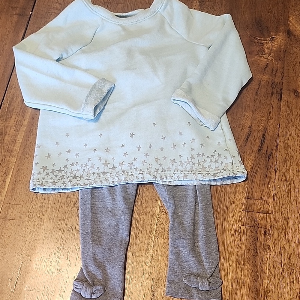 CAT & JACK 2 PC STARS OUTFIT SZ 18 MONTH